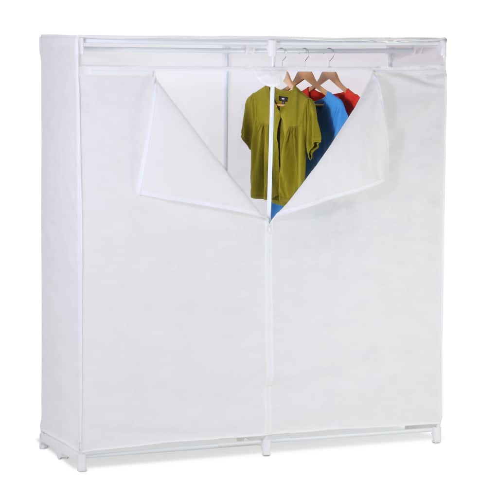 Honey-Can-Do 60" wardrobe- white