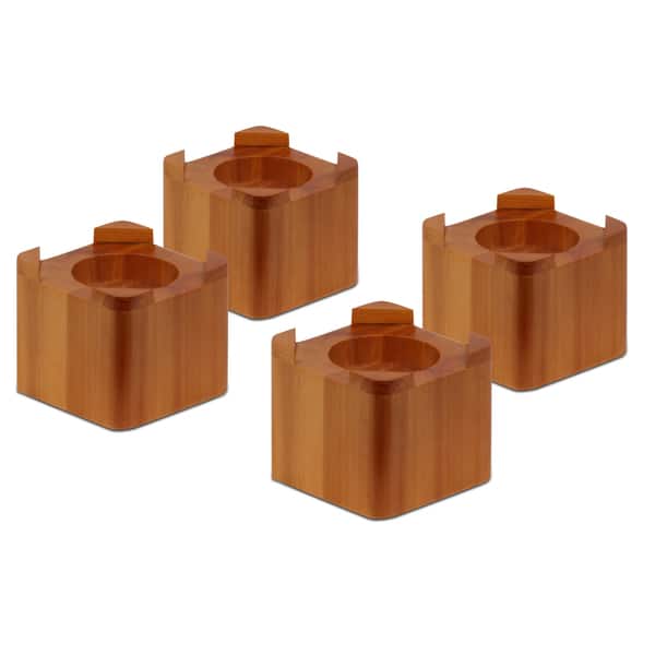 Maple Wood Bed Risers Bed Bath & Beyond 10521024