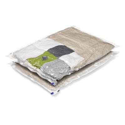 Clear Vinyl Extra Large Vacuum Storage Bags (2-Pack)