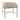 Sterling Gold Cane Bench in Cream Metallic