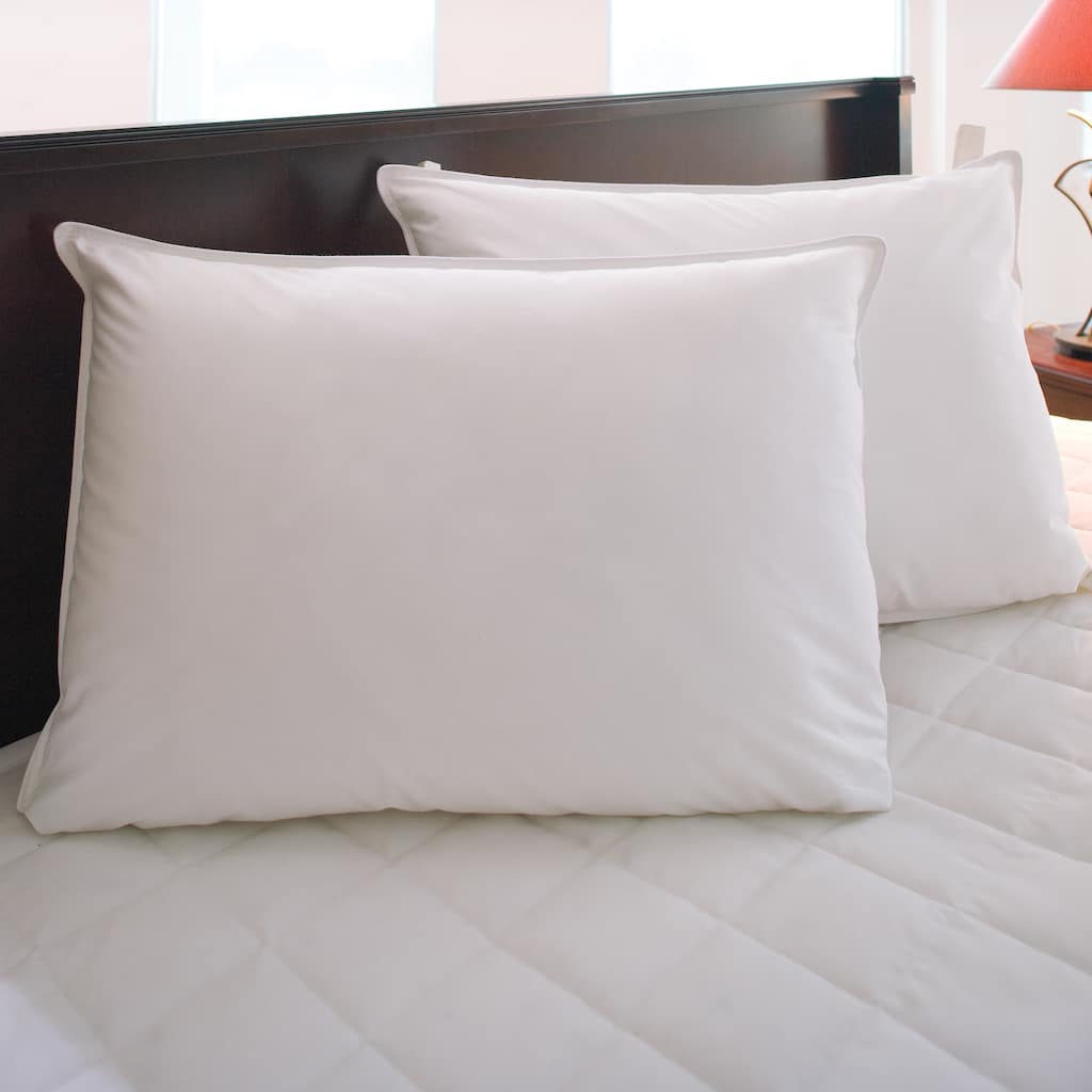 Hotel Resort Hypoallergenic Down Alternative Easy Care Pillow (Set of 2) - White