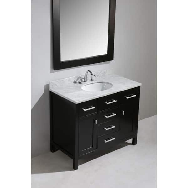 bathroom vanities 42 inches with single sinks