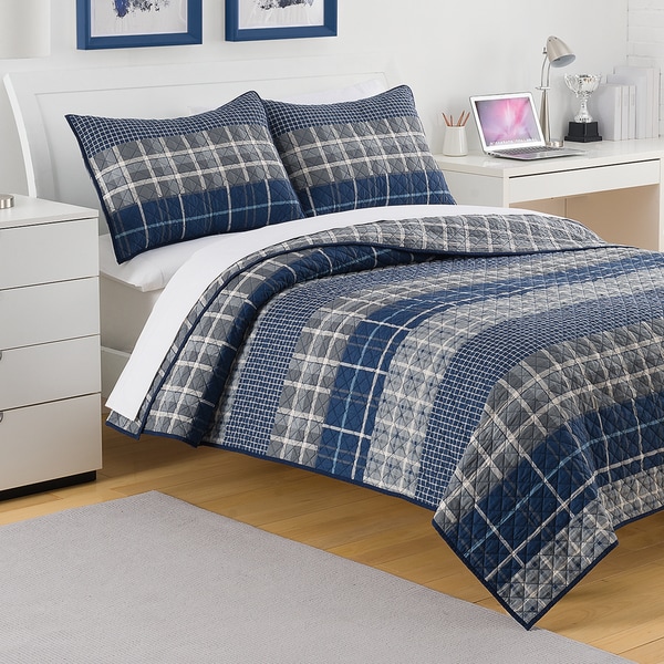 Shop Izod Riviera Plaid Quilt - Overstock - 10522115