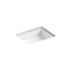 preview thumbnail 1 of 1, Kohler Verticyl® Rectangle Undermount Bathroom Sink Ice Grey (K-2882-95)
