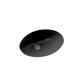 preview thumbnail 2 of 0, Kohler Caxton® Oval 17" X 14" Undermount Bathroom Sink with Center Drain, Glazed Underside White (K-2205-G-0)
