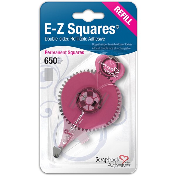 Scrapbook Adhesives EZ Squares Refill 650/PkgPermanent, Use In 12066