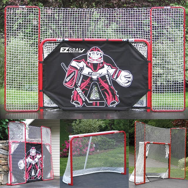 2inch HeavyDuty Official Regulation Folding Metal Hockey Goal with