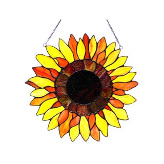 Chloe Sunflower Design Window Panel/Suncatcher