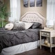 preview thumbnail 2 of 4, Angelica Adjustable King/California King Tufted Headboard by Christopher Knight Home