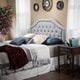preview thumbnail 6 of 7, Angelica Adjustable King/California King Tufted Headboard by Christopher Knight Home