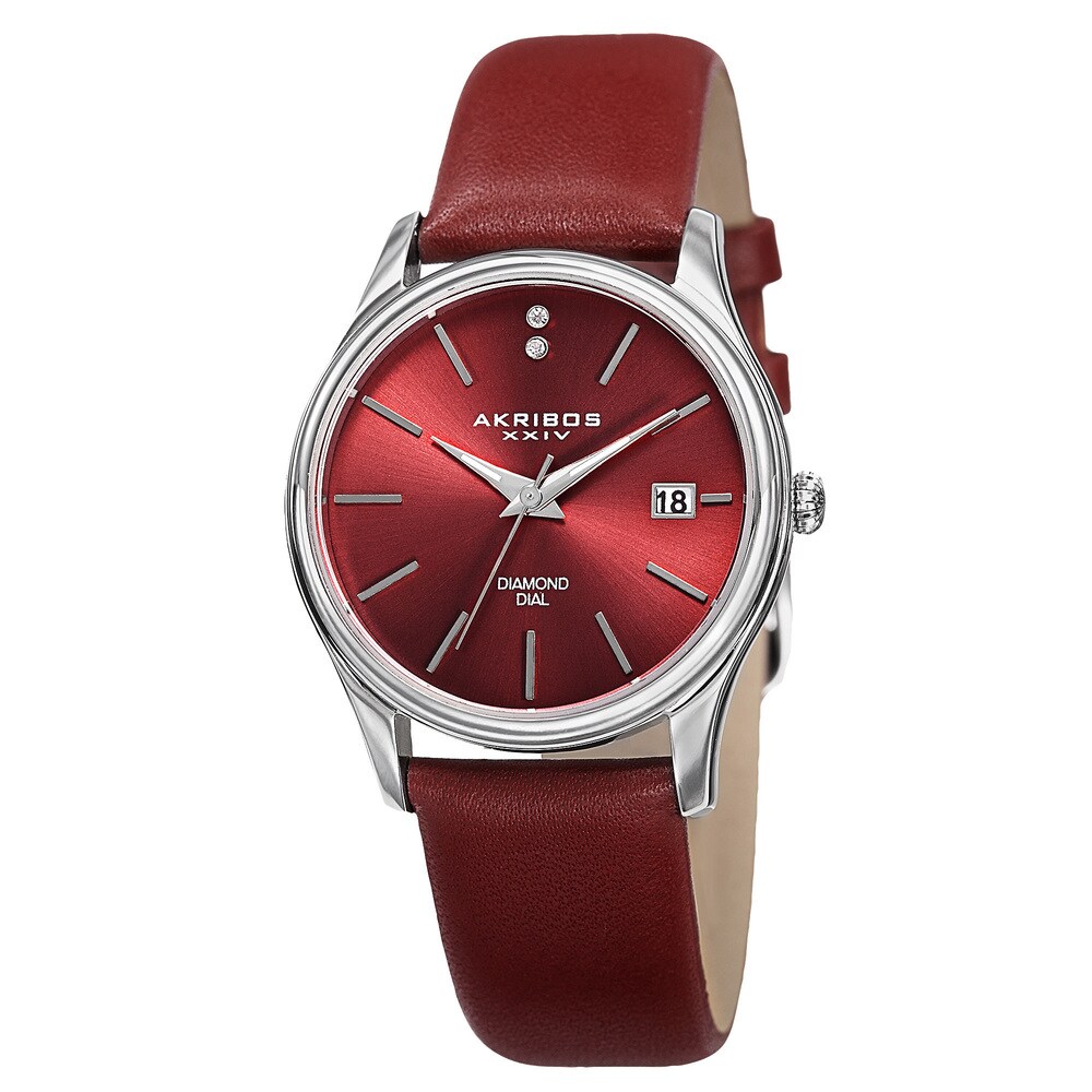red face watch womens