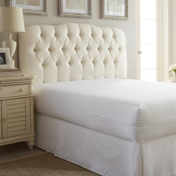 Becky Cameron Zippered Bed Bug Mattress Encasement - White