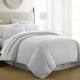 Simply Soft Ultra-soft 3-piece Duvet Cover Set - Light Gray - King - Cal King