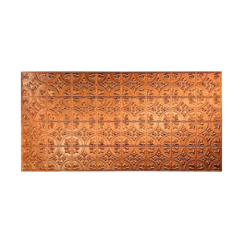 FASÄDE Traditional 2 4-foot x 8-foot PVC Wall Panel in Antique Bronze