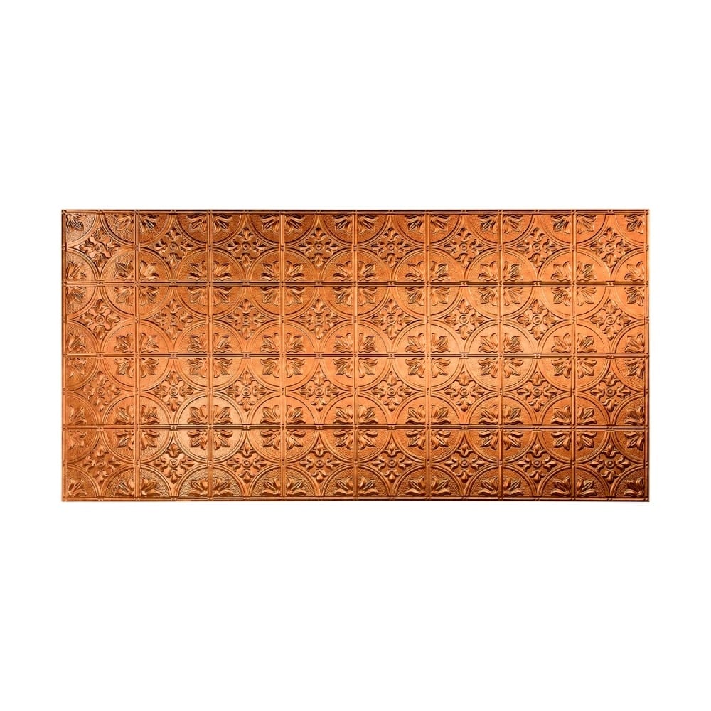 FASÄDE Traditional 2 4-foot x 8-foot PVC Wall Panel in Antique Bronze
