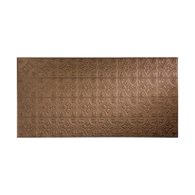 FASÄDE Traditional 2 4-foot x 8-foot PVC Wall Panel in Argent Bronze
