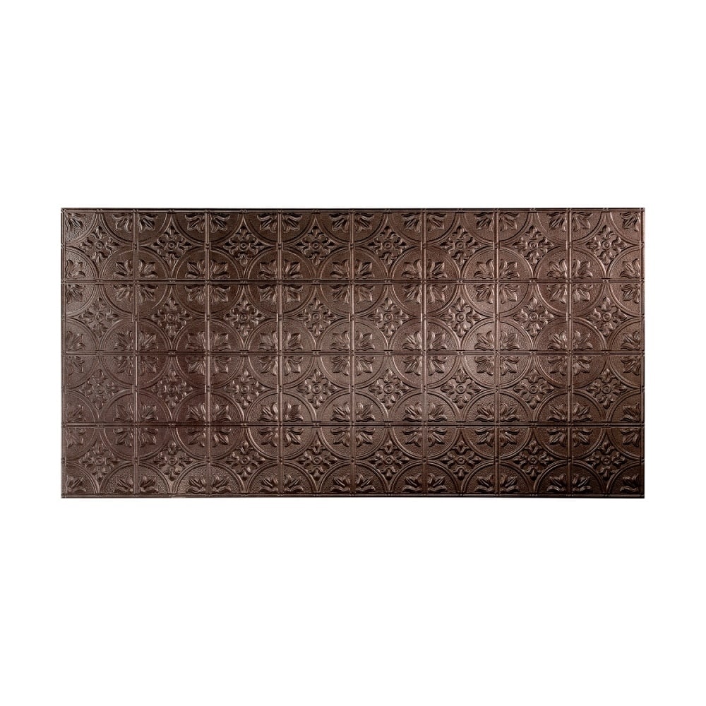 FASÄDE Traditional 2 4-foot x 8-foot PVC Wall Panel in Smoked Pewter