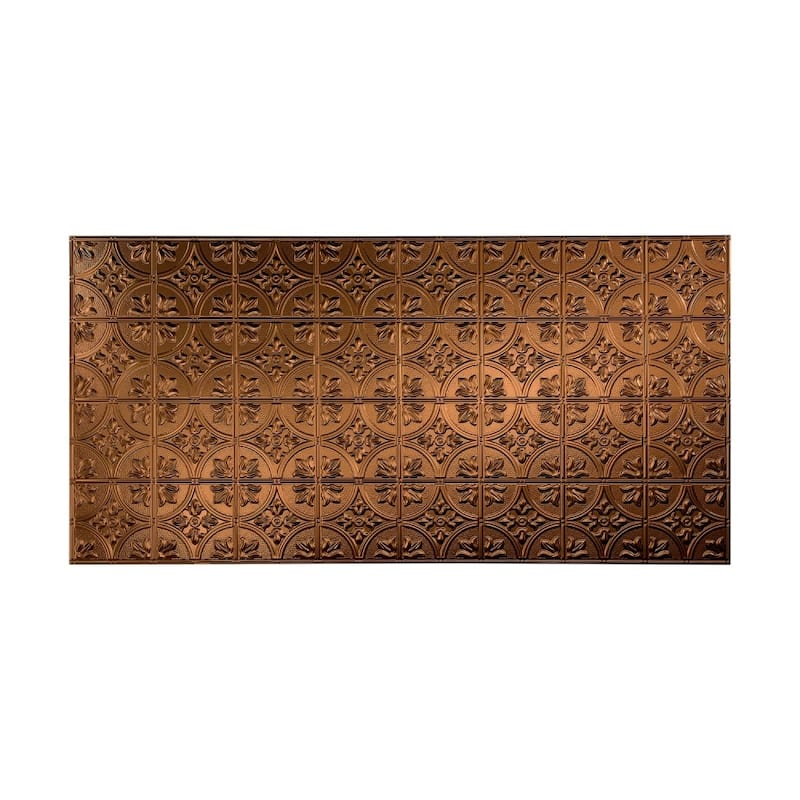 FASÄDE Traditional 2 4-foot x 8-foot PVC Wall Panel in Oil Rubbed Bronze