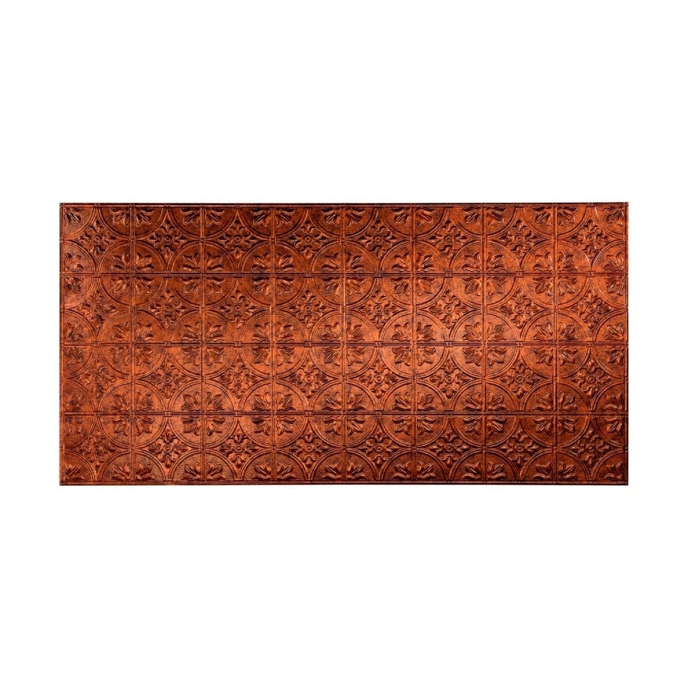 FASÄDE Traditional 2 4-foot x 8-foot PVC Wall Panel in Moonstone Copper