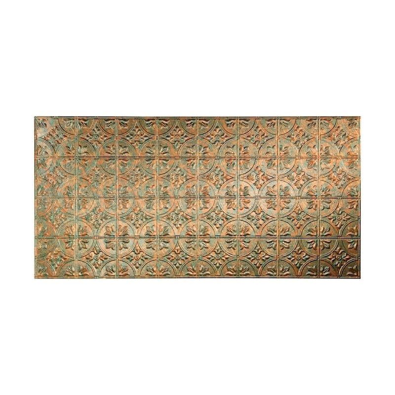 FASÄDE Traditional 2 4-foot x 8-foot PVC Wall Panel in Copper Fantasy