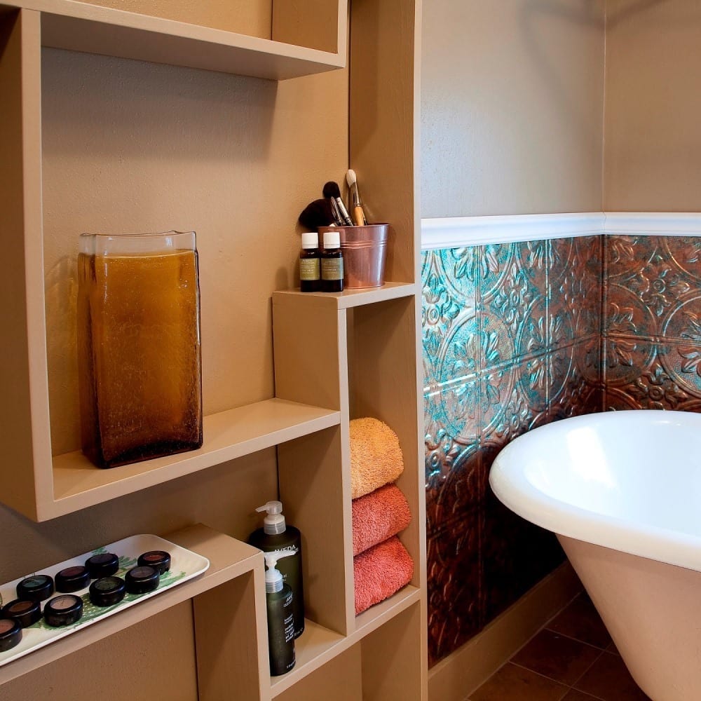 FASÄDE Traditional 2 4-foot x 8-foot PVC Wall Panel in Copper Fantasy