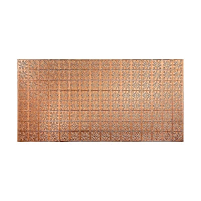 FASÄDE Traditional 1 4-foot x 8-foot PVC Wall Panel in Antique Bronze