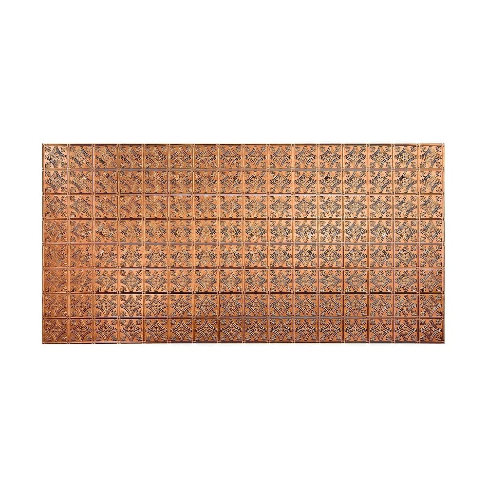 FASÄDE Traditional 1 4-foot x 8-foot PVC Wall Panel in Antique Bronze