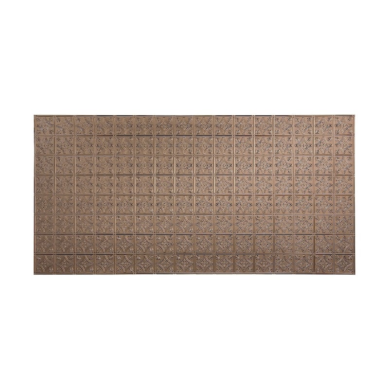 FASÄDE Traditional 1 4-foot x 8-foot PVC Wall Panel in Argent Bronze