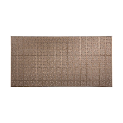 FASÄDE Traditional 1 4-foot x 8-foot PVC Wall Panel in Argent Bronze