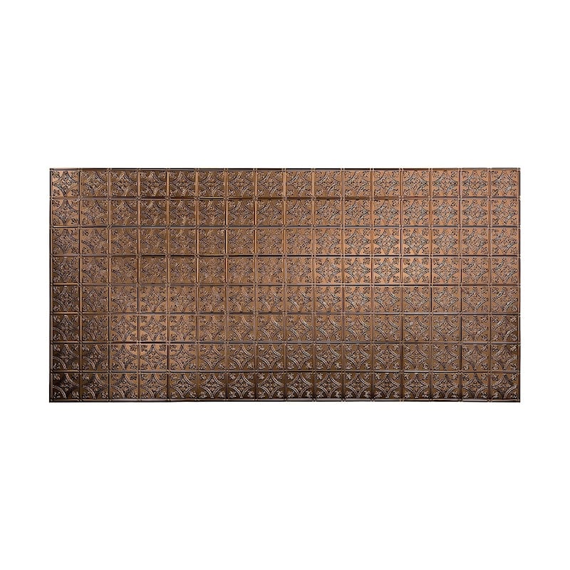 FASÄDE Traditional 1 4-foot x 8-foot PVC Wall Panel in Oil Rubbed Bronze