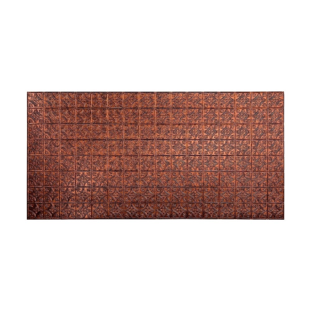 FASÄDE Traditional 1 4-foot x 8-foot PVC Wall Panel in Moonstone Copper