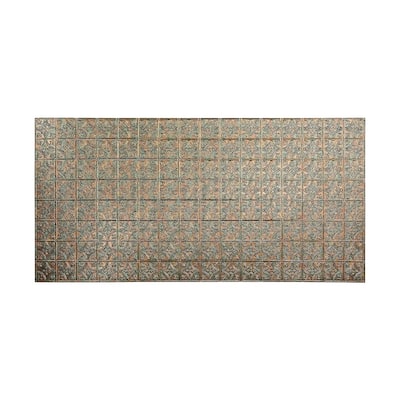 FASÄDE Traditional 1 4-foot x 8-foot PVC Wall Panel in Copper Fantasy