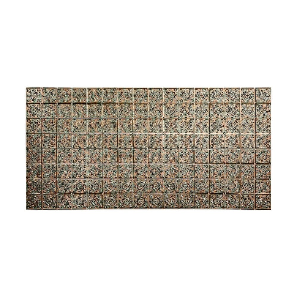 FASÄDE Traditional 1 4-foot x 8-foot PVC Wall Panel in Copper Fantasy