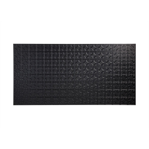 Fasade Traditional 1 Black Wall Panel (4x8)   Shopping