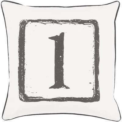 Phyllis Feather Down Filled or Poly Filled 20-inch Throw Pillow