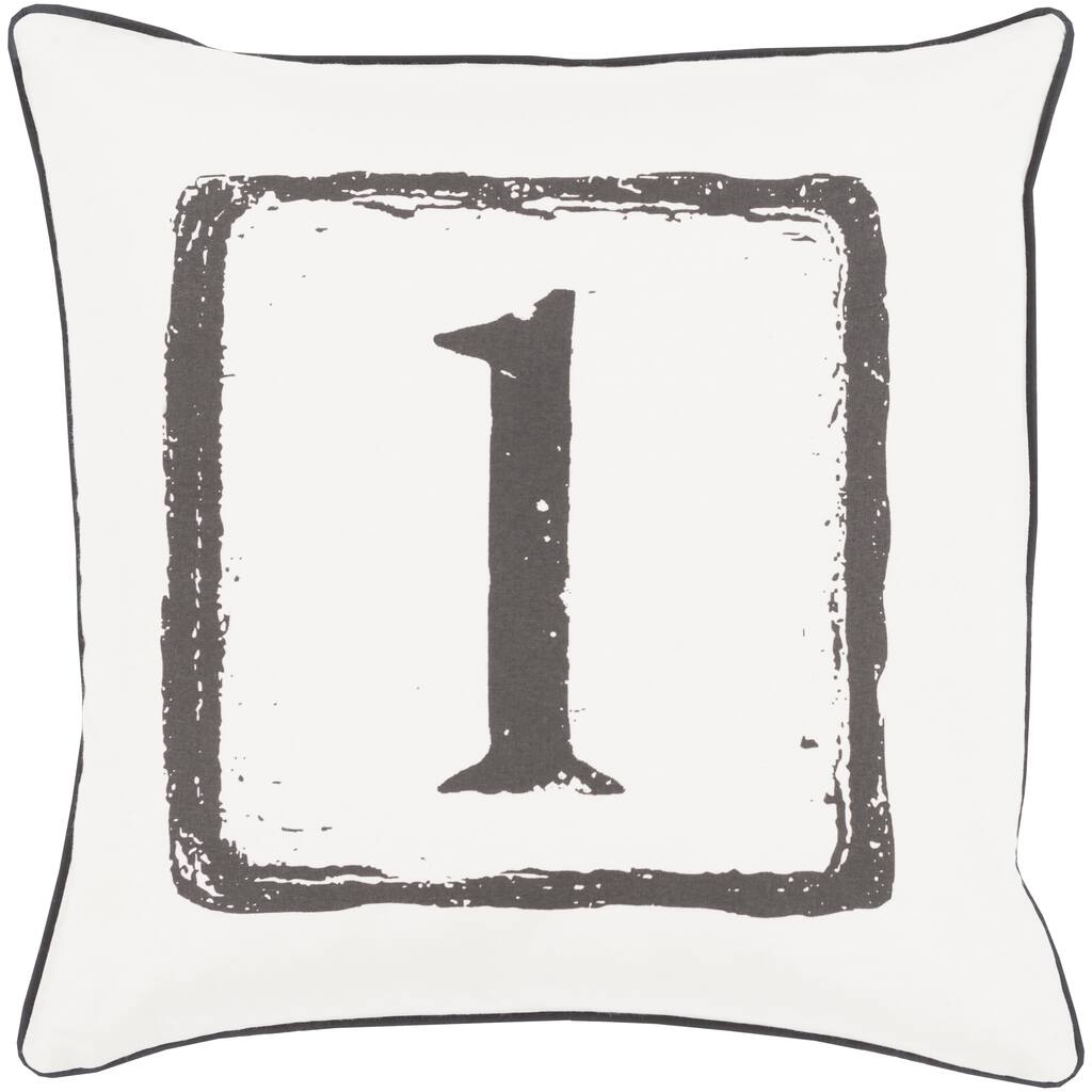 Phyllis Feather Down Filled or Poly Filled 20-inch Throw Pillow