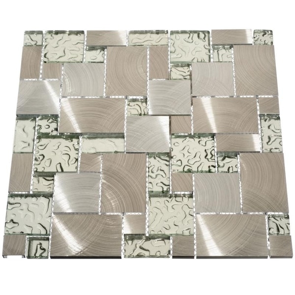Modern Glass Tiles (10.76 Square Feet) (Case of 11 sheets)