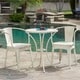 preview thumbnail 2 of 17, Colmar Outdoor 3-piece Bistro Set by Christopher Knight Home Shabby white