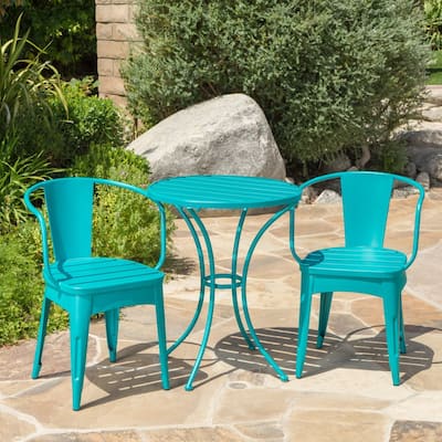 Colmar Outdoor 3-piece Bistro Set by Christopher Knight Home
