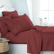 Soft Essentials Ultra-soft 6-piece Deep Pocket Bed Sheet Set - twinxl - Burgundy
