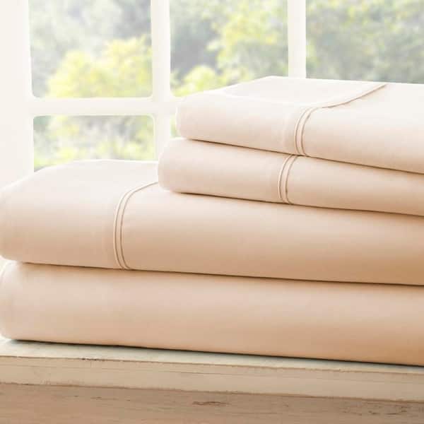 Soft Essentials Ultra-soft 4-piece Bed Sheet Set - Queen - Ivory