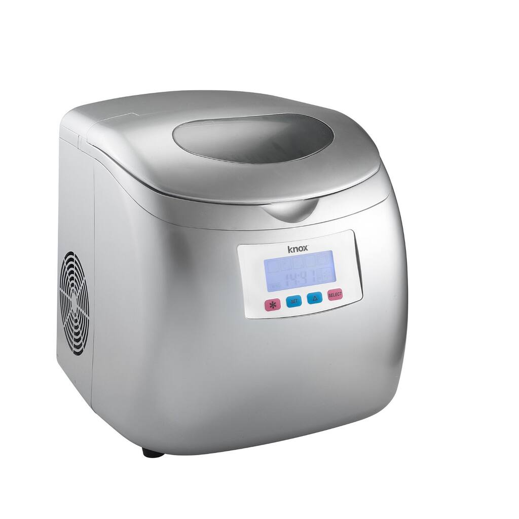 Knox KN-IM27S Silver Compact Ice maker