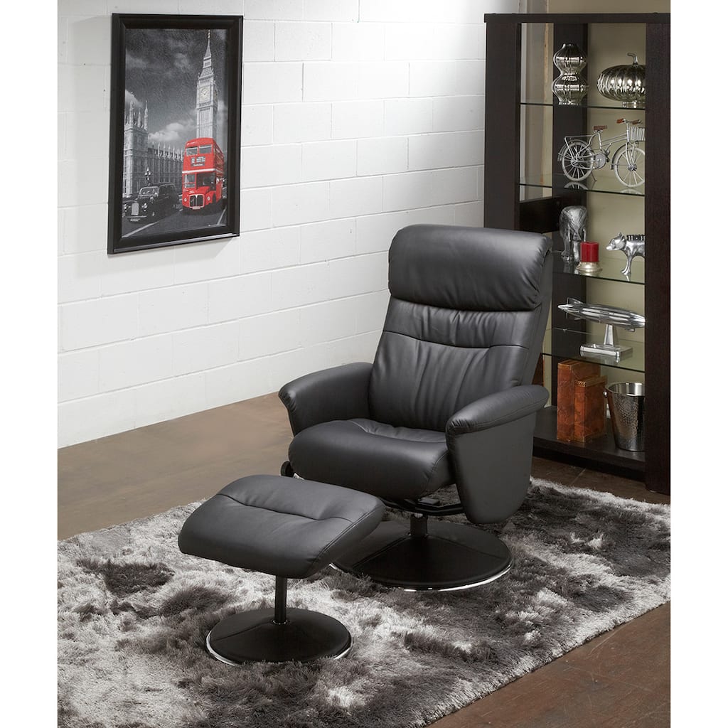Dallas Recliner Chair with Matching Ottoman