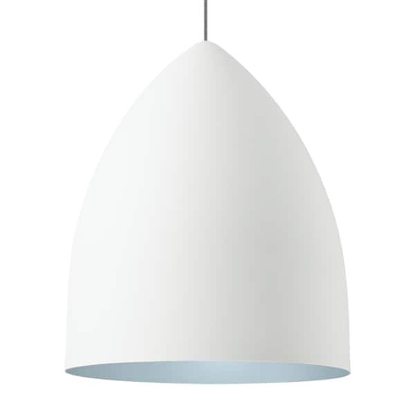 LBL Signal Grande Rubberized White Exterior with Blue Interior LED