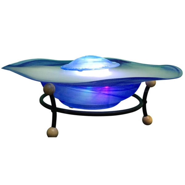 Canary Tabletop LED Light Mist Fountain with Remote Control Free