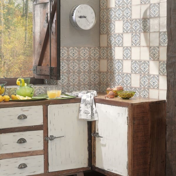 Somertile 4 875x4 875 Inch Chronicle Fleur De Lis Ceramic Inch Chronicle Fleur De Lis Ceramic