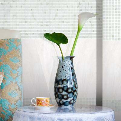 Merola Tile 11.625x11.625-inch Mermorro White Porcelain Mosaic Floor and Wall Tile (10 tiles/9.59 sqft.)