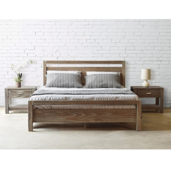 Shop Grain Wood Furniture Loft Solid Wood Queen-size Panel 