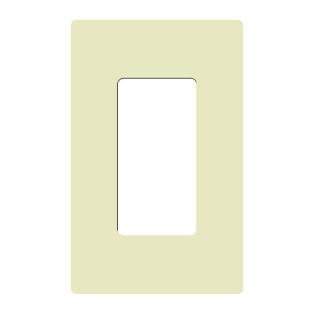 Claro Single Gang Rocker Wallplate by Lutron