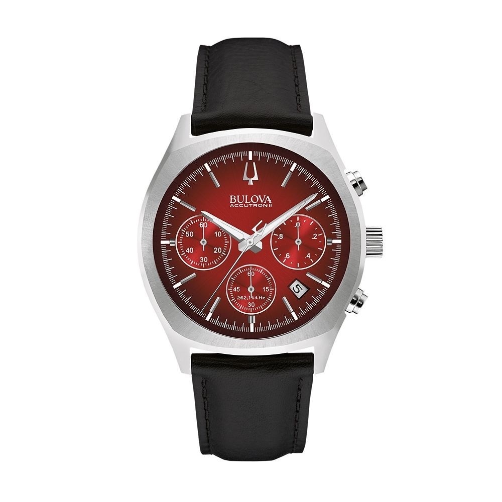 bulova high frequency sport stainless steel men's watch